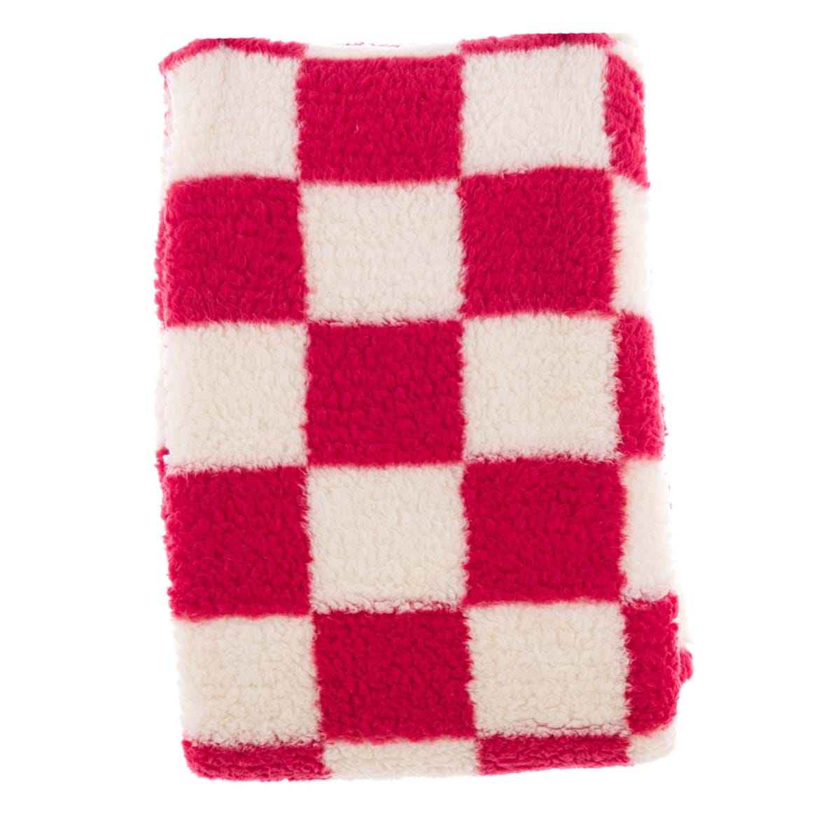 Plaid sherpa 140x170cm. Blanc Mariclo'