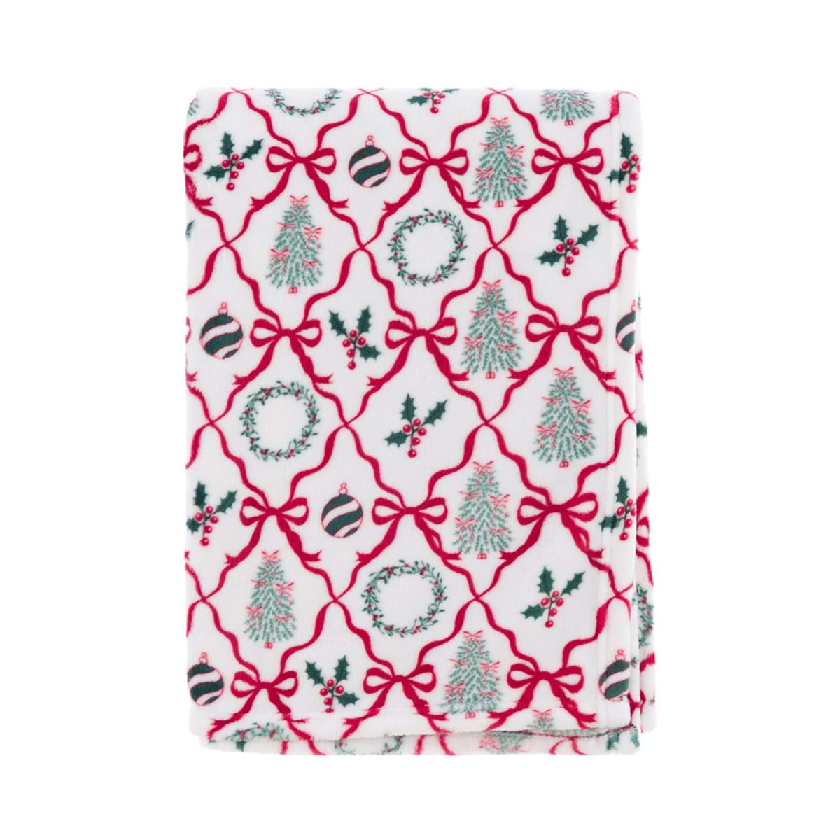 Plaid di Natale 140x170cm. Blanc Mariclo'