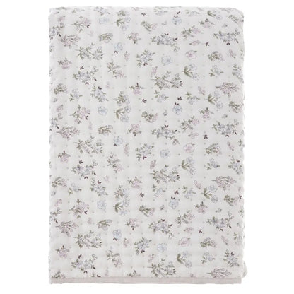 Trapunta fantasia matrimoniale 330GSM Blanc Mariclo'serie Hiver Fleuri