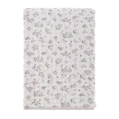 Trapunta fantasia + 2 copriguanciali Blanc Mariclo'collezione HIVER FLEURI