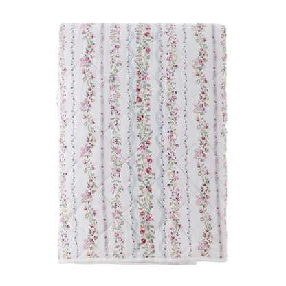 Trapunta fantasia matrimoniale 330GSM Blanc Mariclo'serie Hiver Fleuri