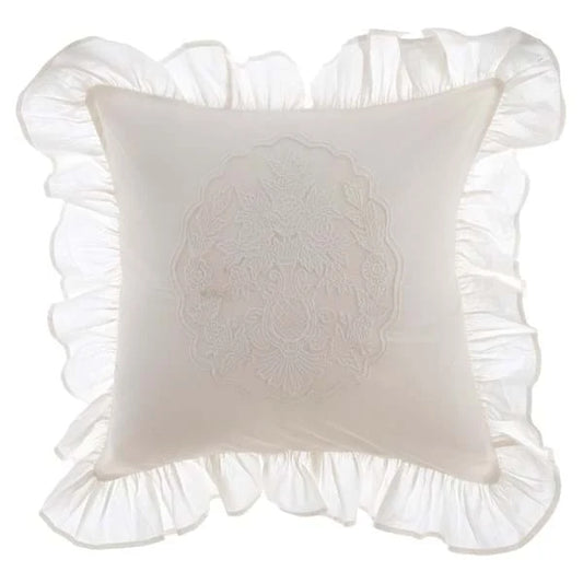 Cuscino ricamato Blanc Mariclo' 45X45 cm