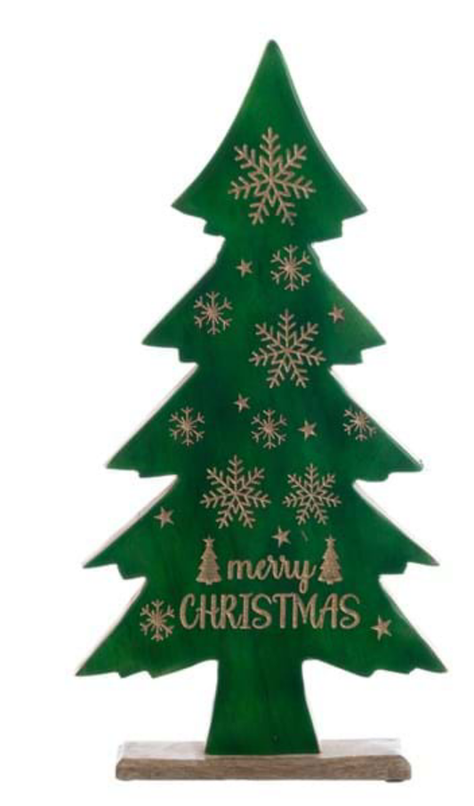 Decoro Albero Blanc Mariclo Calicanto d’inverno legno smaltato