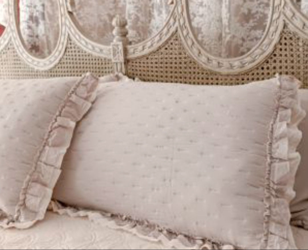 COPPIA COPRIGUANCIALE 50X80 SHABBY CHIC 4 varianti colore