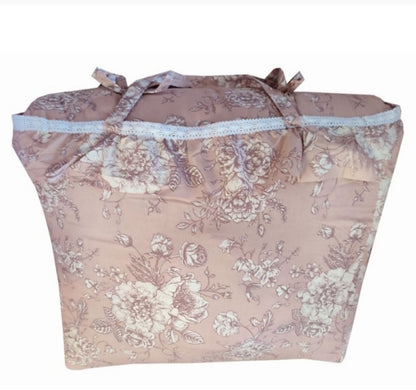 Trapunta matrimoniale invernale +2 copriguanciali Lovely Shabby rosa