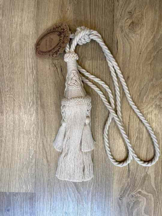 Nappa tenda embrasse fermatenda in juta Blanc Mariclo' colore avorio