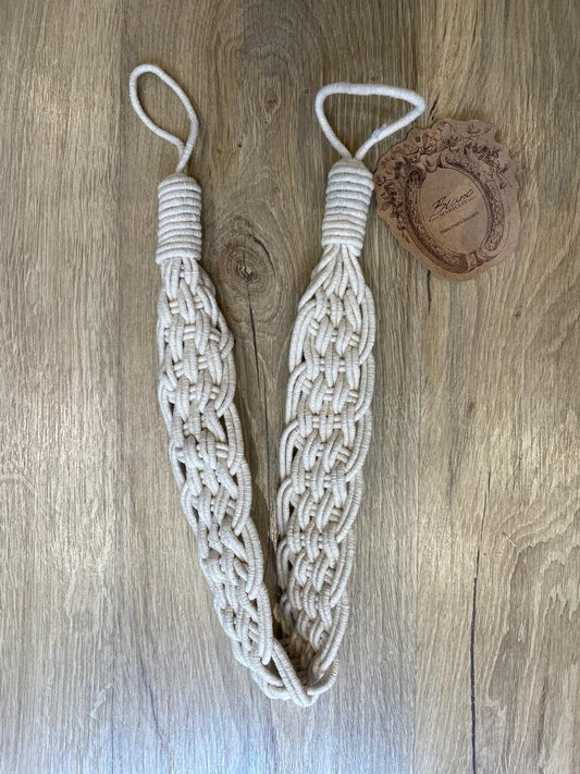 Nappa tenda embrasse fermatenda in juta Blanc Mariclo' colore avorio