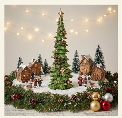 Albero di Natale in resina verde L'Arte di Nacchi