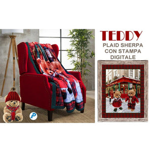 PLAID PILE DIGITALE AGNELLATO 130X170CM TEDDY