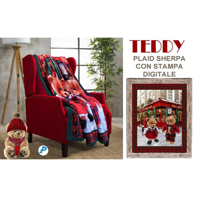 PLAID PILE DIGITALE AGNELLATO 130X170CM TEDDY