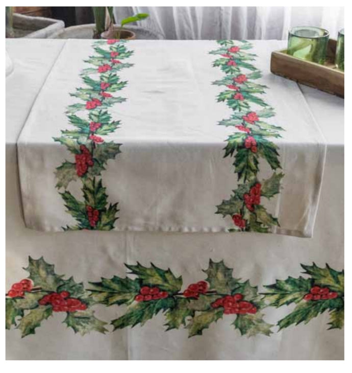 Runner natalizio cotone digitale45x150cm l'Atelier 17