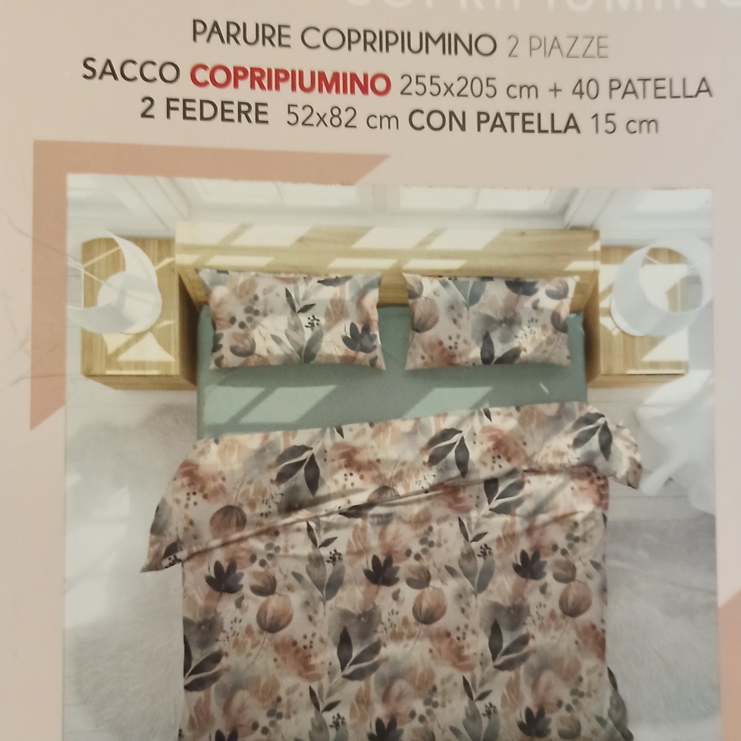 Sacco copripiumino matrimoniale in cotone
