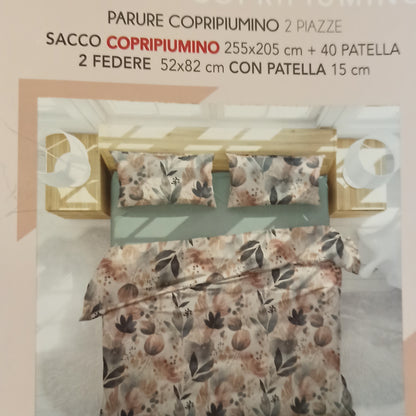 Sacco copripiumino matrimoniale in cotone