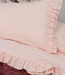 LENZUOLA Letto singolo PURO COTONE L'ATELIER17 SERIE BRIGITTE  MADE IN ITALY