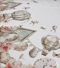 Carica l'immagine nel visualizzatore di Gallery, Tovaglia cotone rettangolare pasquale 150x250 cm.
