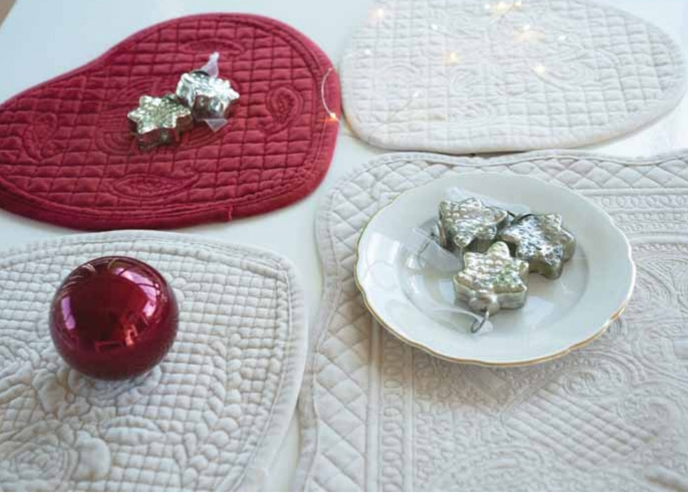 Tovaglietta centrino cuore Velluto l'Atelier 17