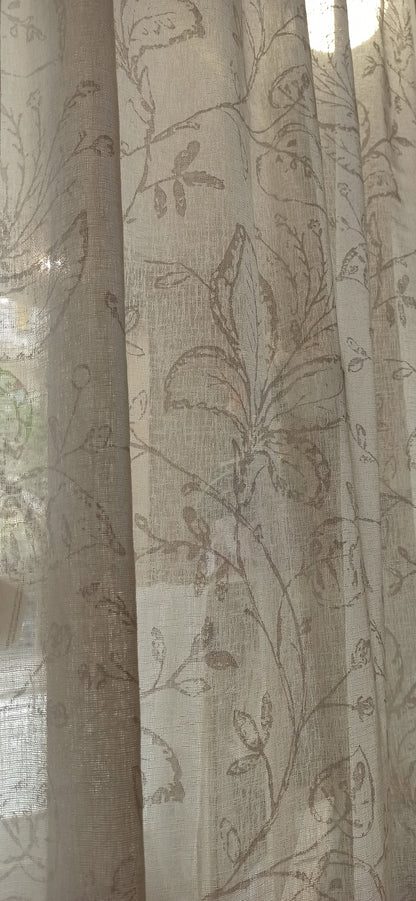 Tenda tendone blanc mariclo' natural view collection 145x290 cm Bianco