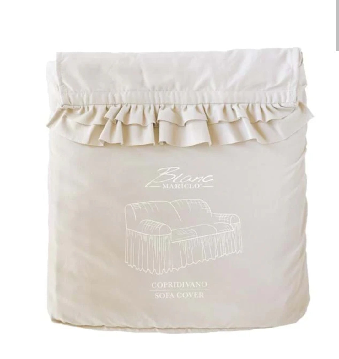 Copridivano Blanc Mariclo' microfibra beige