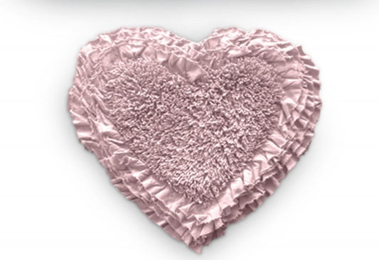 Tappeto bagno o camera spugna forma cuore