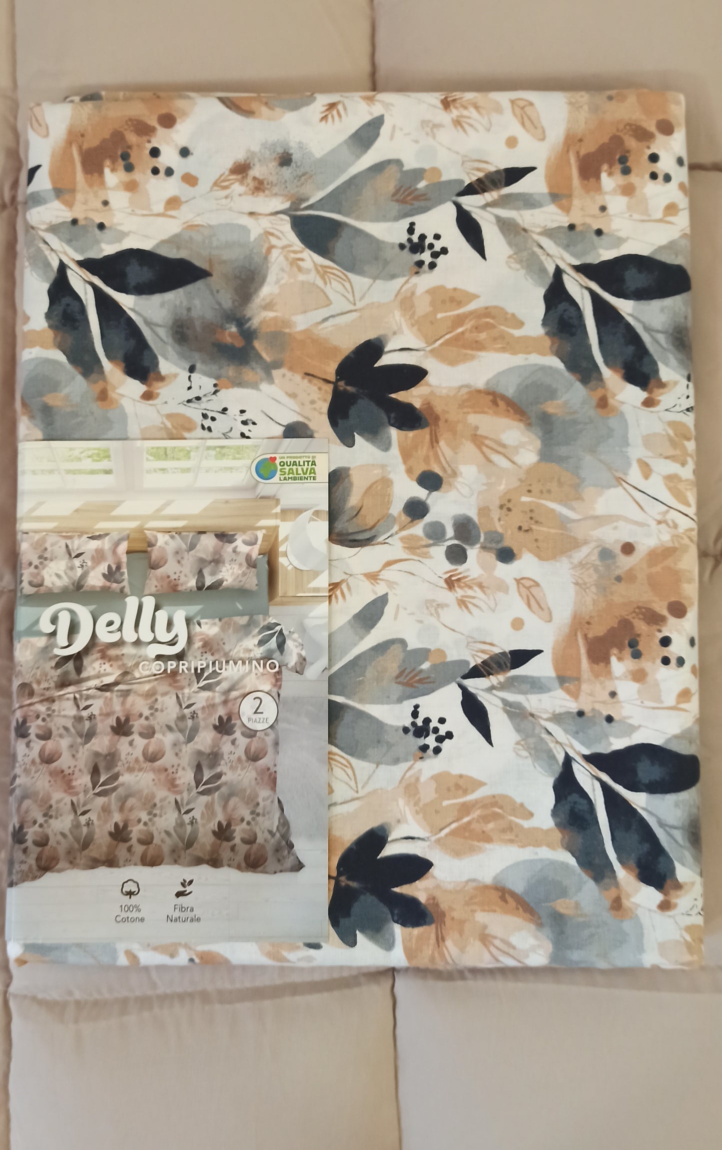 Sacco copripiumino matrimoniale in cotone