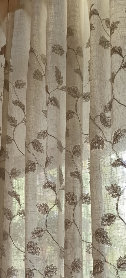 Tenda tendone Blanc Mariclo' Natural View Collection 140x290cm. avorio