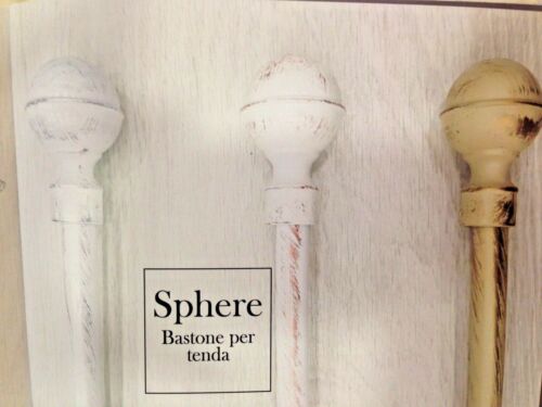 Bastone tenda shabby chic 160x300cm. L'atelier17 serie Sphere
