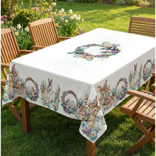 Carica l'immagine nel visualizzatore di Gallery, Tovaglia cotone rettangolare pasquale 150x250 cm.
