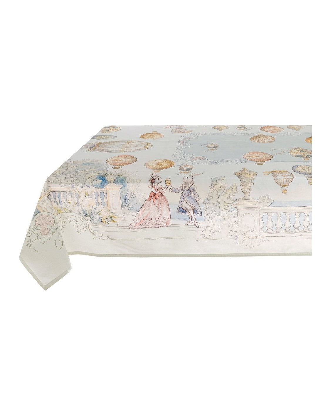 Tovaglia pasquale Blanc Mariclo' Rococo Collection