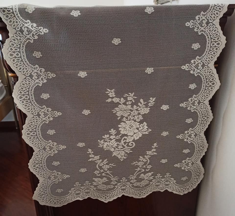 Runner striscia centrotavola pizzo 50x150 L'Atelier17 serie Sunset