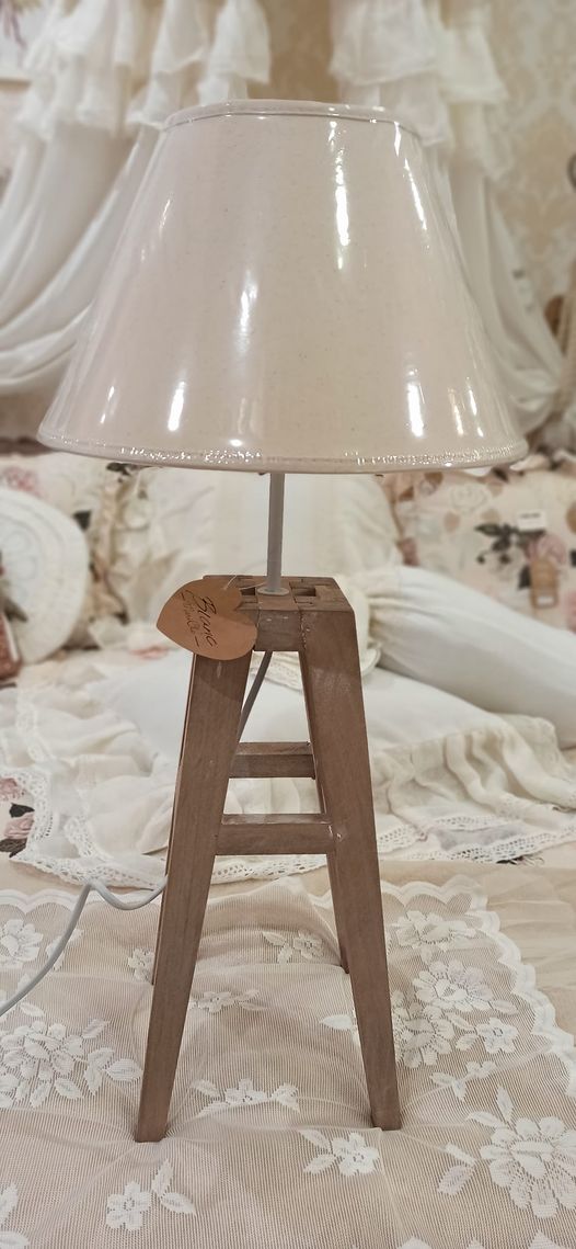Lampada completa base lume+paralume Blanc Mariclo'