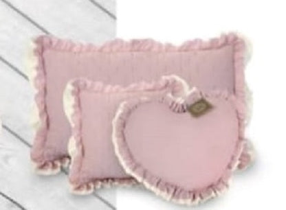 COPPIA COPRIGUANCIALE 50X80 SHABBY CHIC 4 varianti colore