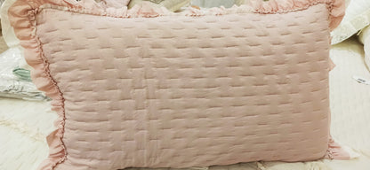 COPPIA COPRIGUANCIALE 50X80 SHABBY CHIC 4 varianti colore
