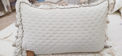 COPPIA COPRIGUANCIALE 50X80 SHABBY CHIC 4 varianti colore