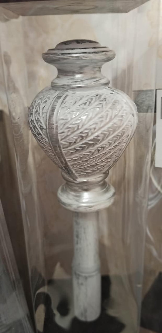BASTONE TENDA SHABBY CHIC FERRO BATTUTO ALLUNGABILE 120-210 SCRIGNO COLLECTION