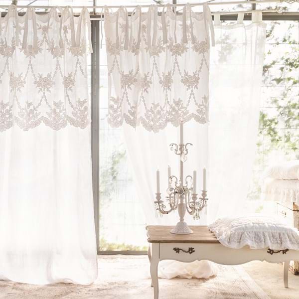 TENDA  BLANC MARICLO' CLARISSA COLLECTION 140X290cm