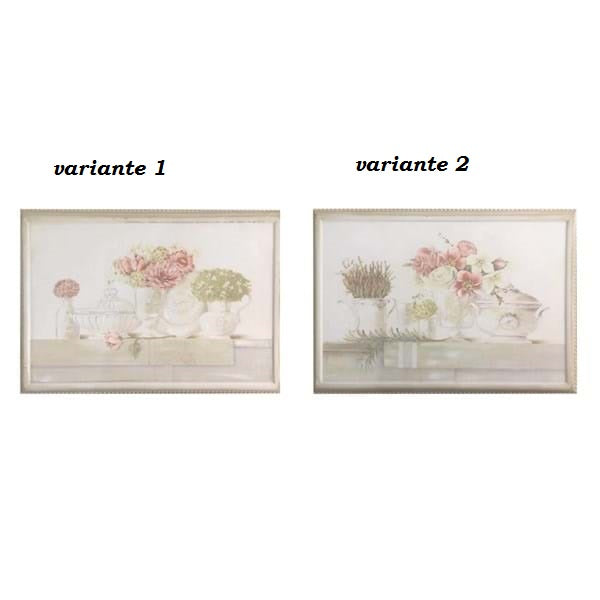 Quadro in resina shabby chic Blanc Mariclo' 2 varianti