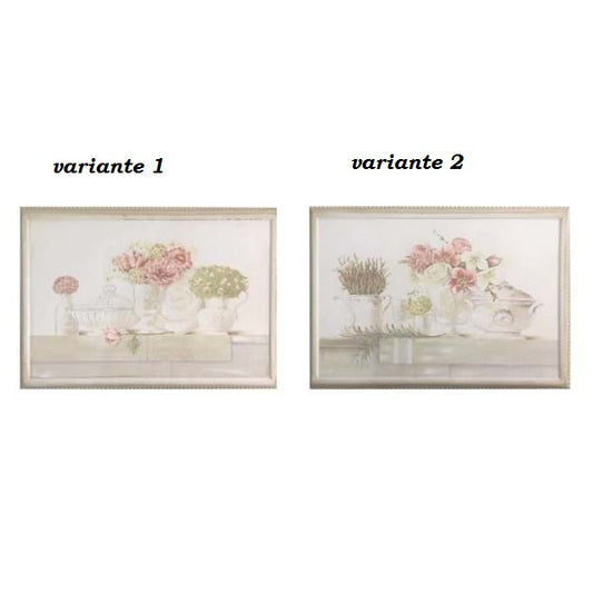 Quadro in resina shabby chic Blanc Mariclo' 2 varianti