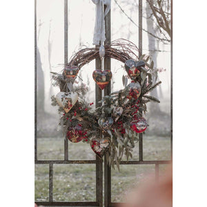 Decorazione natalizia a forma di cuore Blanc MariClò – Anita Collection
