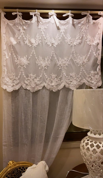 TENDA  BLANC MARICLO' CLARISSA COLLECTION 140X290cm