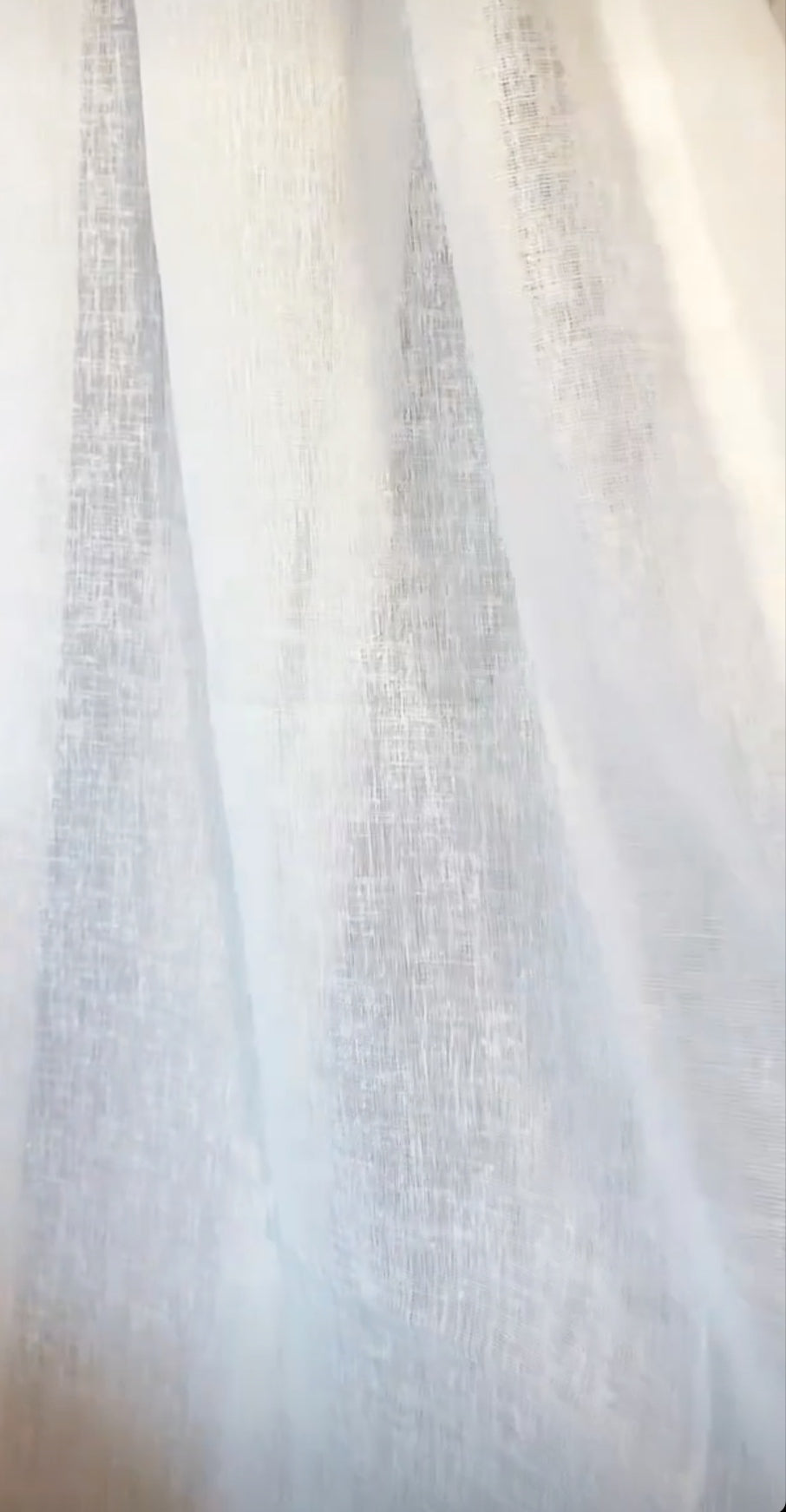 TENDA TENDONE BLANC MARICLO' SERIE ALINARI 145X290 h CON PASSANTI EFFETTO LINO