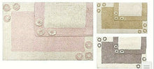 Carica l&#39;immagine nel visualizzatore di Gallery, TAPPETO BAGNO RETTANGOLARE SHABBY CHIC SPUGNA COTONE 50x80cm. 3 varianti
