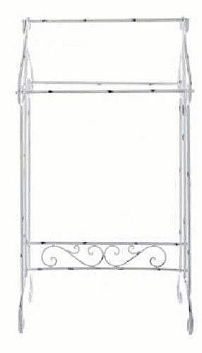 PORTASCIUGAMANI IN FERRO BATTUTO SHABBY CHIC AVORIO BLANC MARICLO'