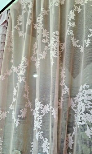 TENDA TENDONE PIZZO AURORE COLLECTION POLIESTERE 140X290cm.